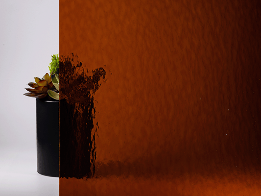 Dark Amber Rough Rolled